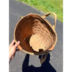 Antique Early Adirondack Trapper Back Pack Basket Original Straps Amazing Shape