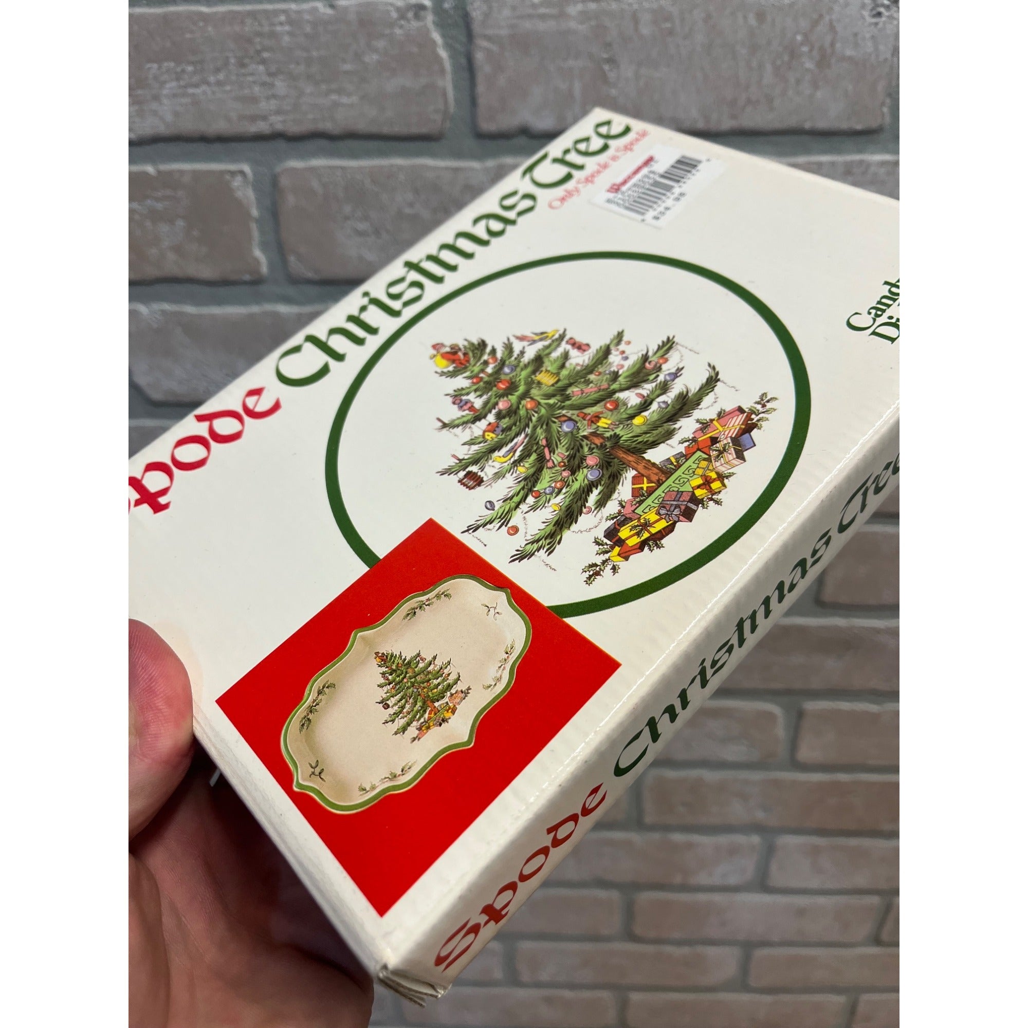 Spode Christmas Tree 5 1/2" CANDY OGEE DISH Made In ENGLAND **NEW in BOX**