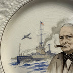 "Lord Nelson Ware-Winston Churchill-Plate-10""-There will always be an England-"