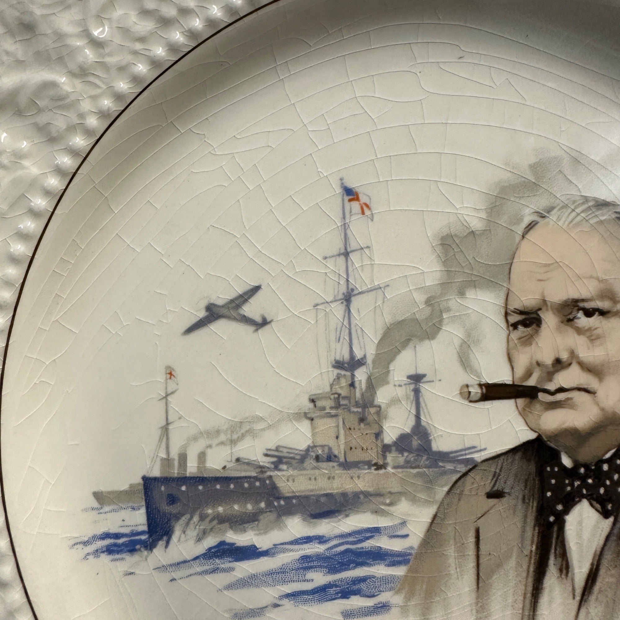"Lord Nelson Ware-Winston Churchill-Plate-10""-There will always be an England-"