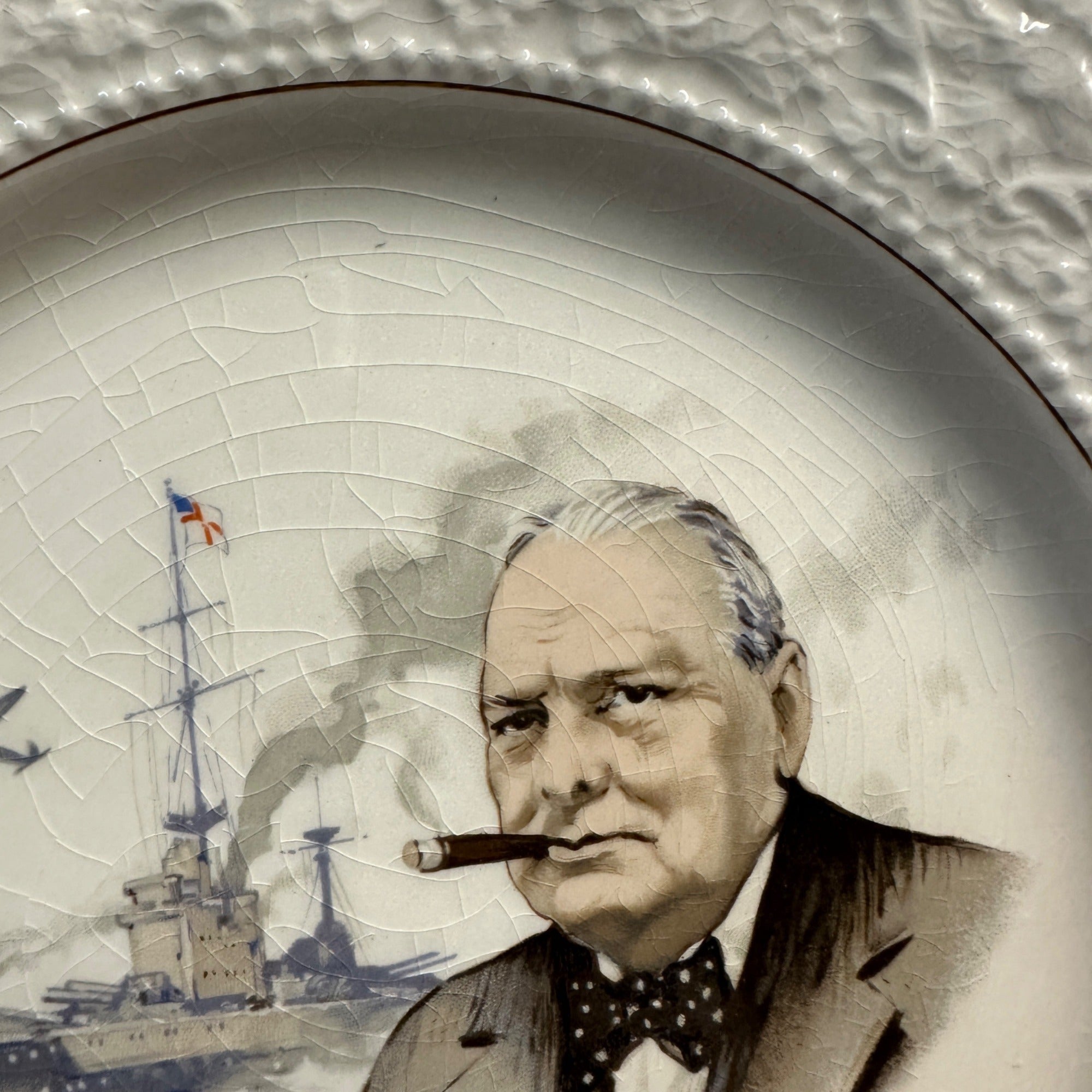 "Lord Nelson Ware-Winston Churchill-Plate-10""-There will always be an England-"