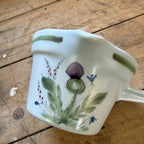 Buchan Thistle Serving  Ladle Gravy Dish Bowl Scotland Stoneware Pottery