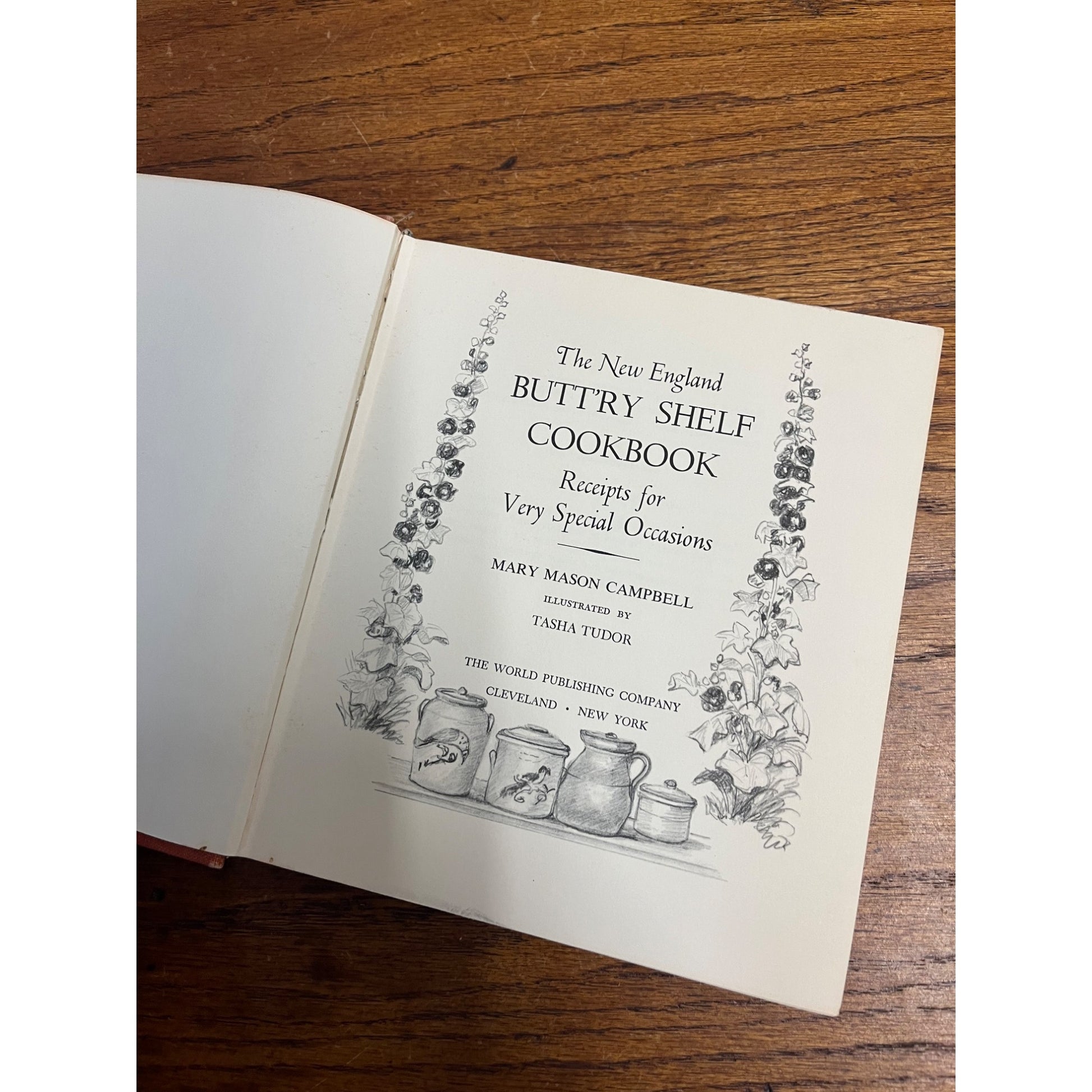 The New England Butt'ry Shelf Cookbook Recipes 1969 Third Printing Hardcover