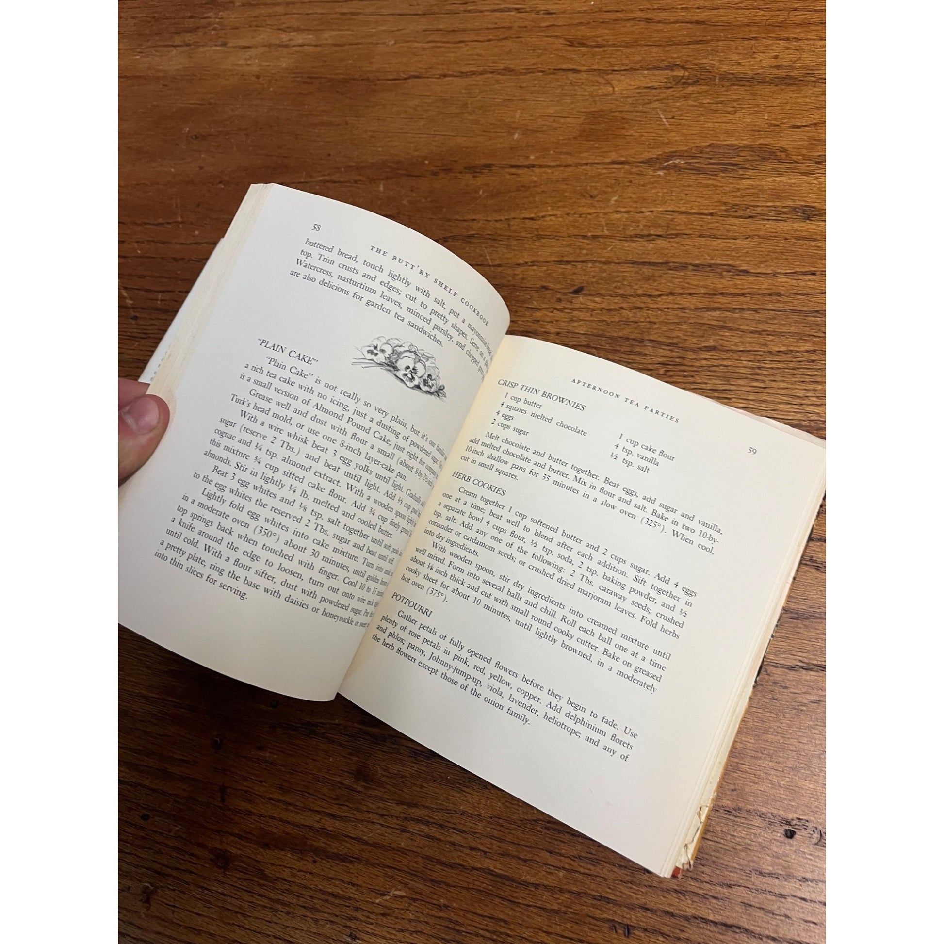 The New England Butt'ry Shelf Cookbook Recipes 1969 Third Printing Hardcover
