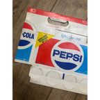 Pepsi Cardboard Carrier Eight Pack Carton Bottle 16oz Vintage Gallon-Pak