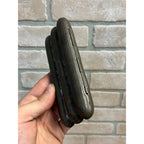 Antique Vintage Tin Cigar Holder Vintage Hinged Hammered Holds Three