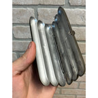 Antique Vintage Tin Cigar Holder Vintage Hinged Hammered Holds Three