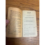 Vintage c1904 Nyals Remedies Memo Book Advertising Dale Wisconsin Druggist