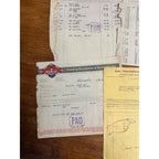 Lot Milwaukee Wisconsin Letterhead Invoices Royal Downey Machine