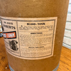 Scarce Dr. Roberts Blood Tonik Livestock Cow Barrel Veterinarian Decor