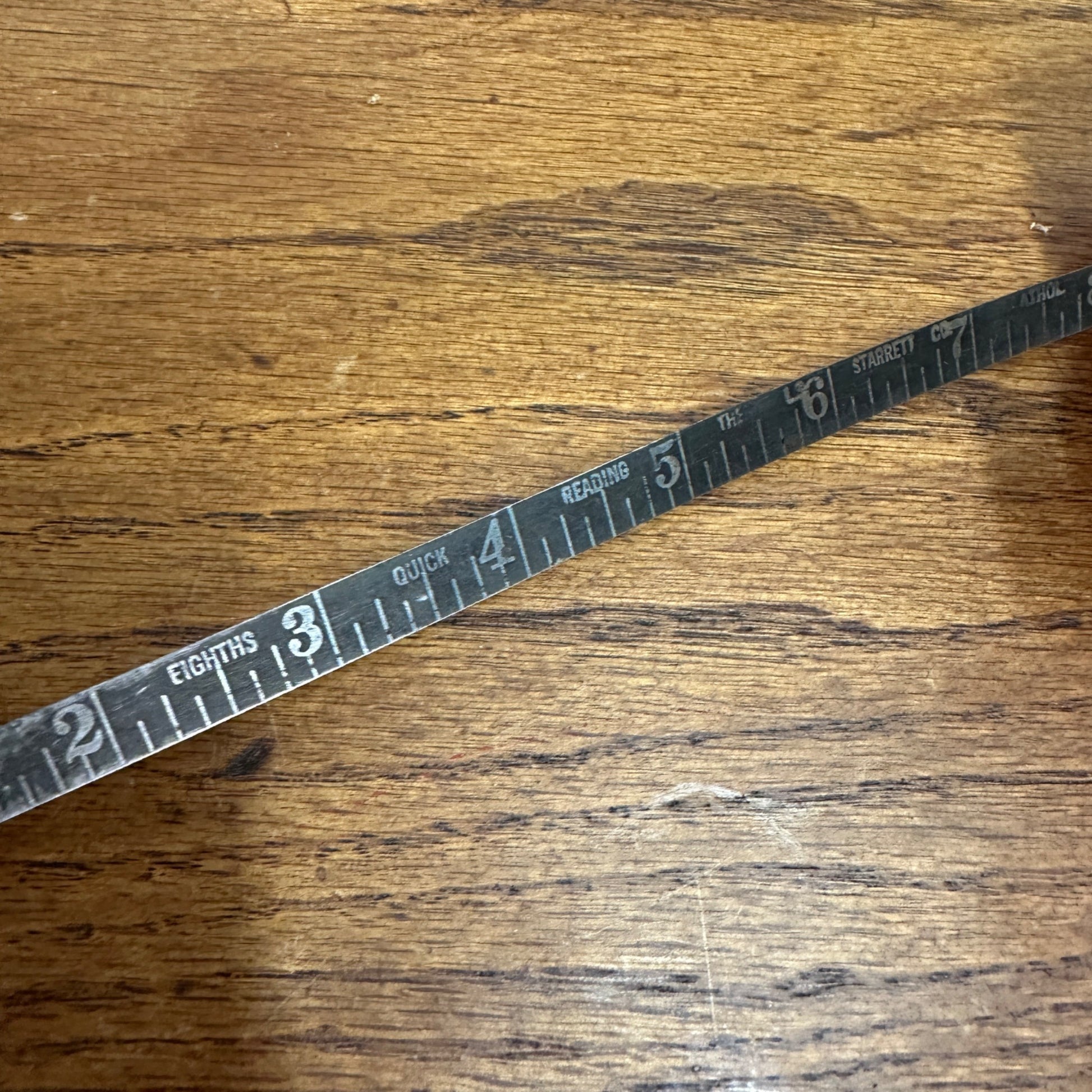 Vintage Starrett 50ft. Wind Up Metal Tape Measure No. H530