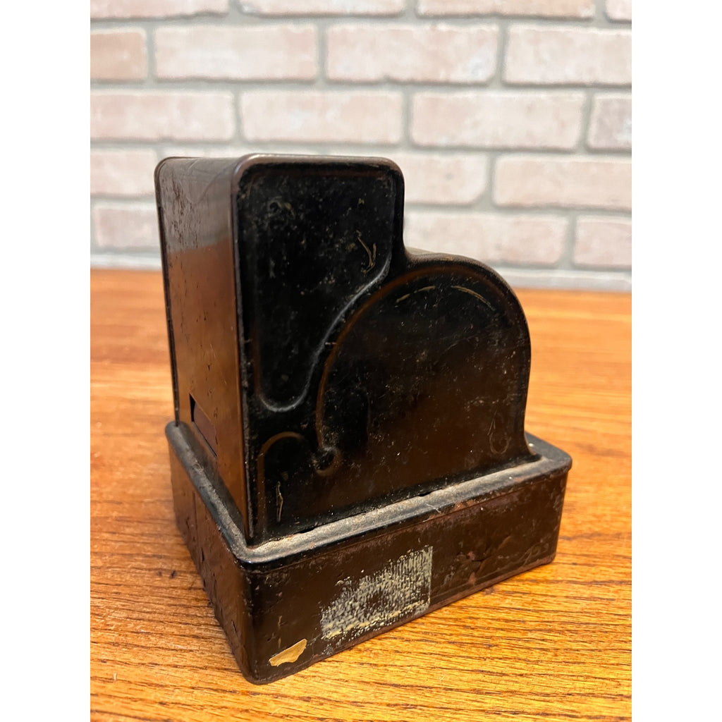 Rare Antique Uncle Sam’s Nickel Register Bank Pre 1923 Made In USA 5.75" Tall