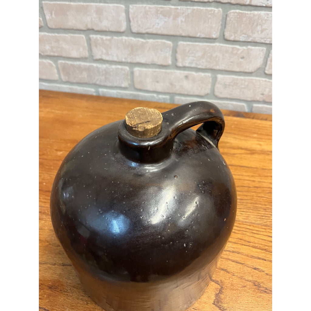Vintage Red Wing Stoneware Brown Smooth Common Jug Whiskey Crock