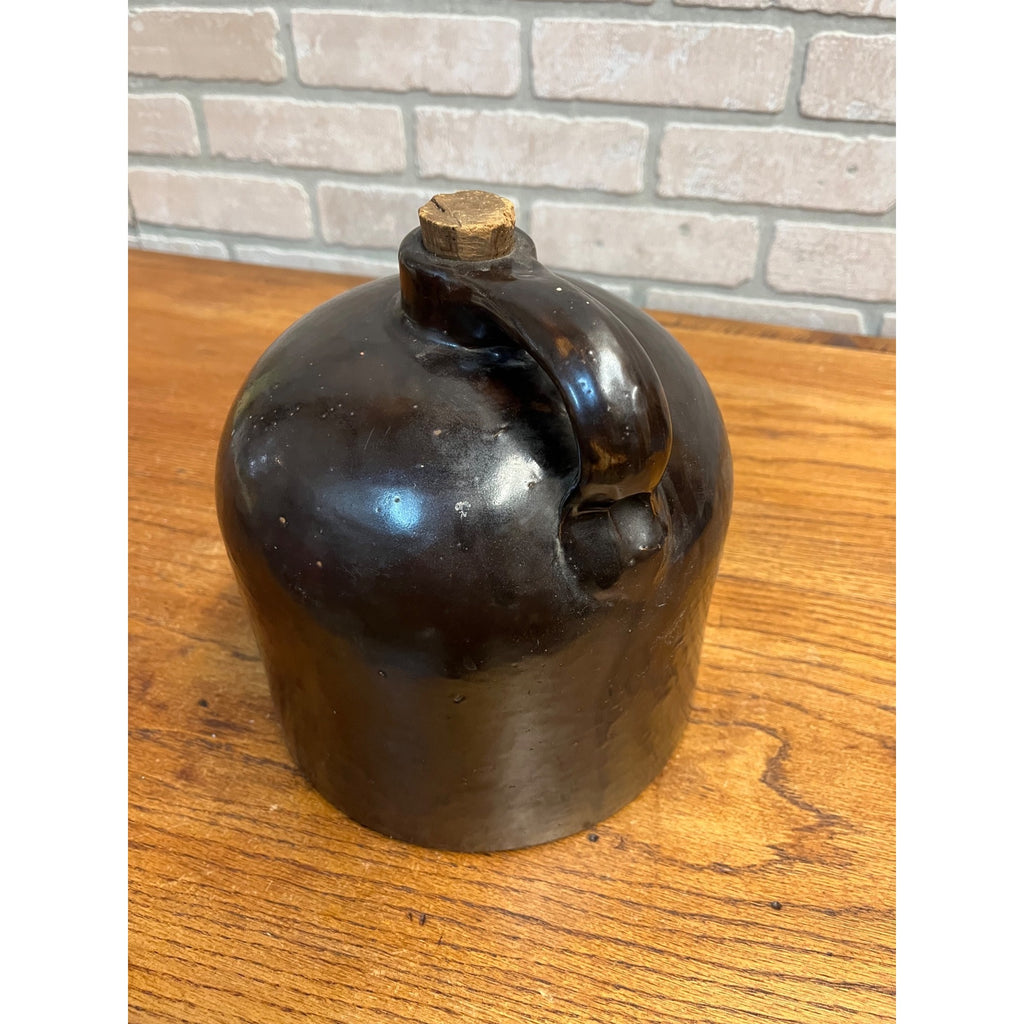Vintage Red Wing Stoneware Brown Smooth Common Jug Whiskey Crock
