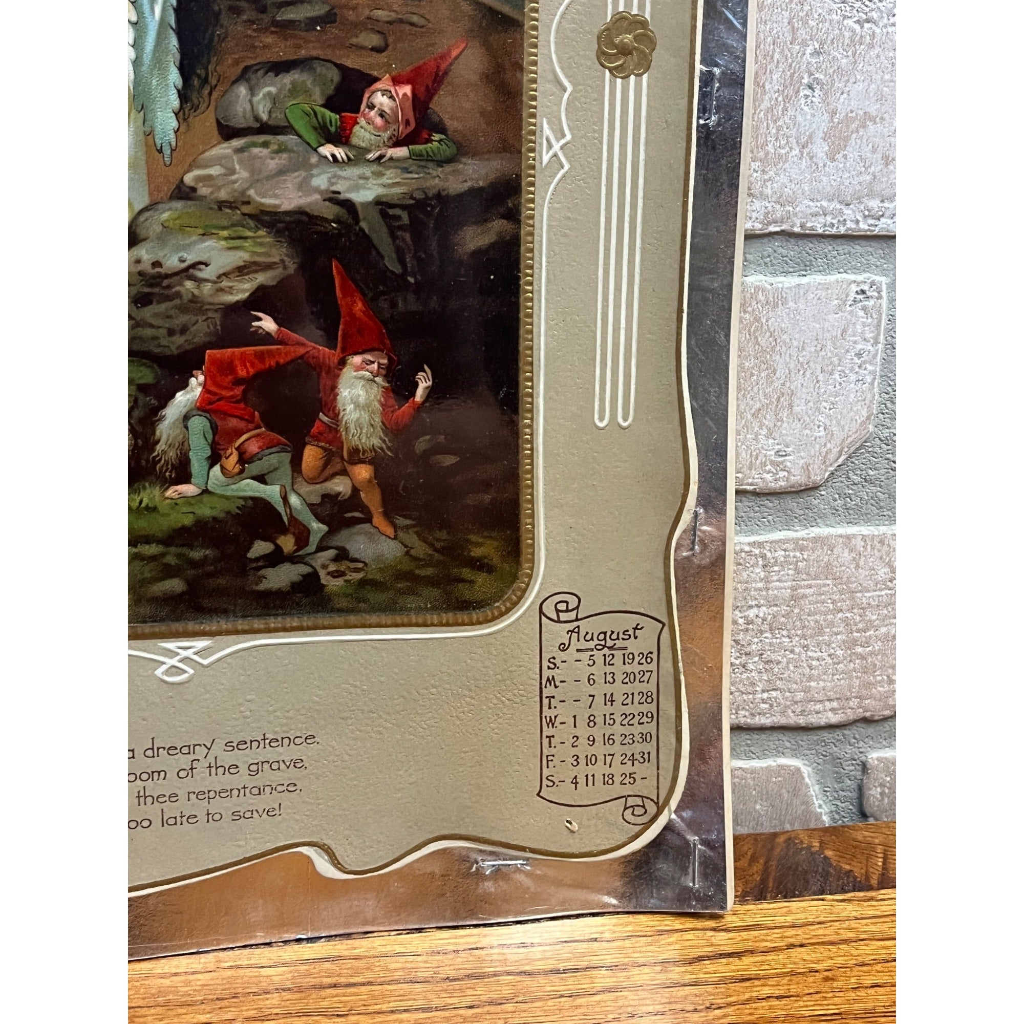 Antique Victorian 1902 Copeland & Ryder Shoes Jefferson Wis Advertising Sign