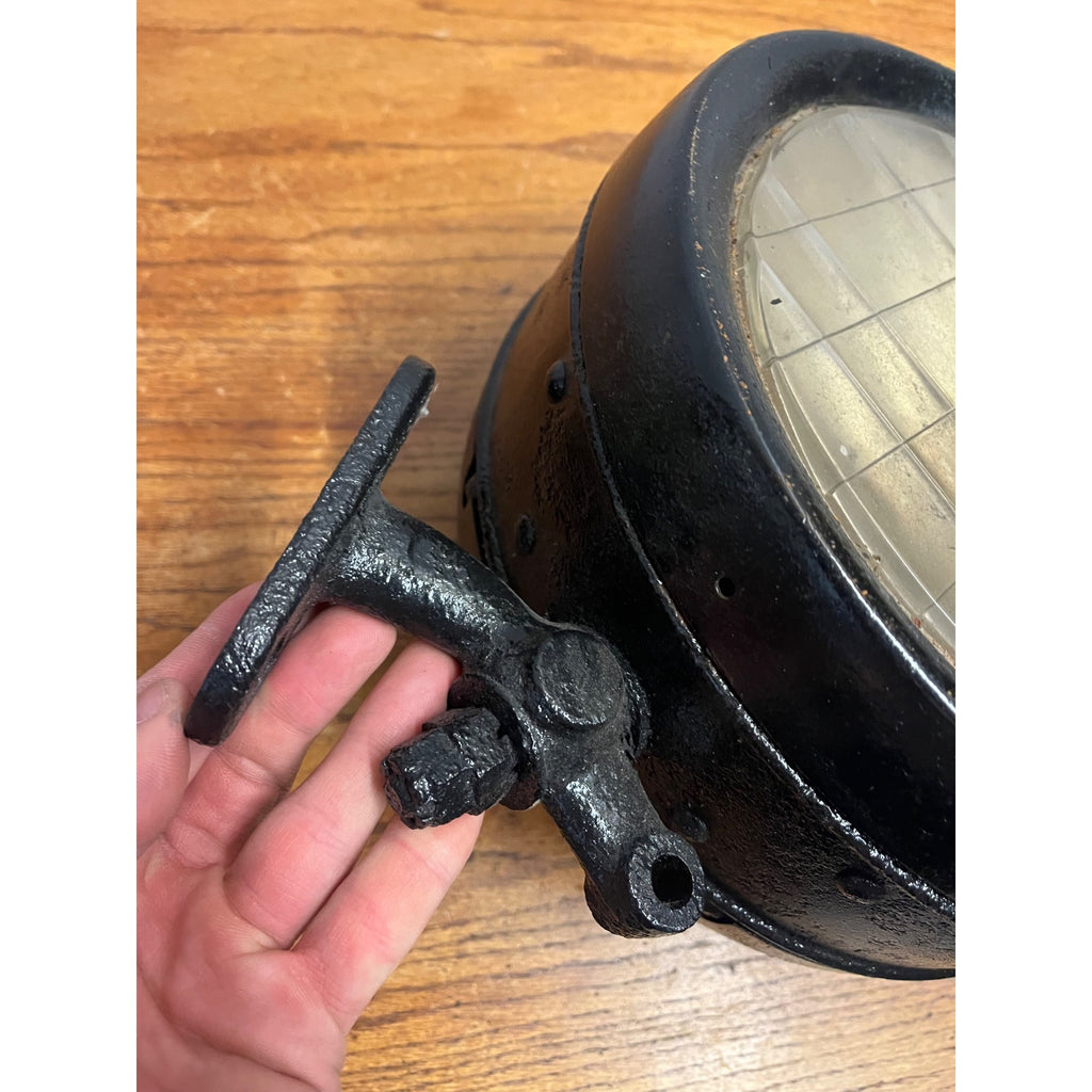 RARE Antique Railroad Electric Utility Caboose Service Lamp Light Macbeth Evans Liberty Lens