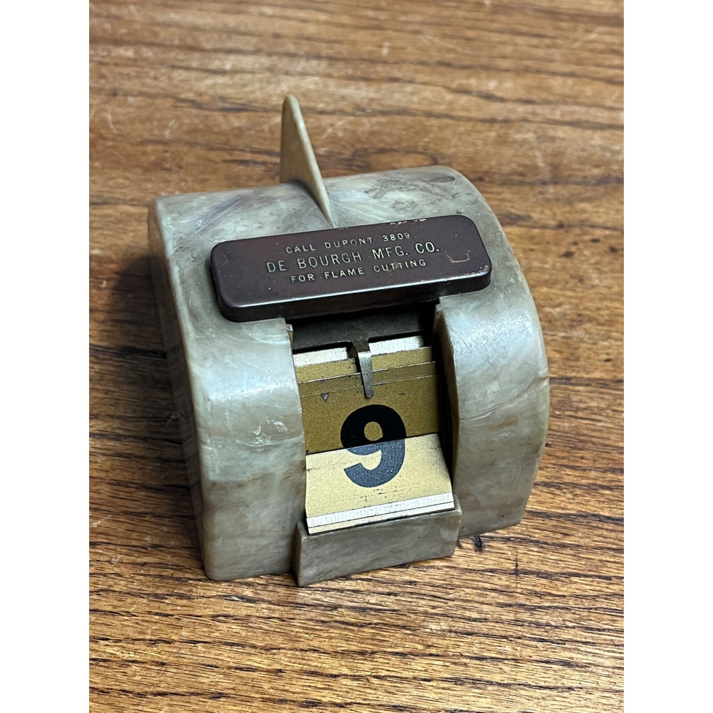 Vintage Perpetual Calendar - Bakelite Futuristic Desk Device - Art Deco Office