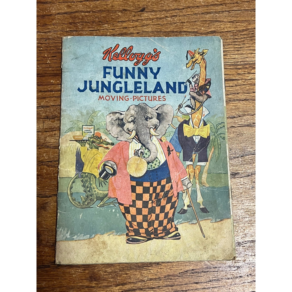 Vintage Kellogg's Funny Jungleland Moving Pictures Book Advertisement 1932 Promo