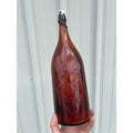Pre-Pro Clinton Brewing Co. Iowa Amber Half Gallon Picnic Beer Blob Bottle