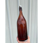 Pre-Pro Clinton Brewing Co. Iowa Amber Half Gallon Picnic Beer Blob Bottle
