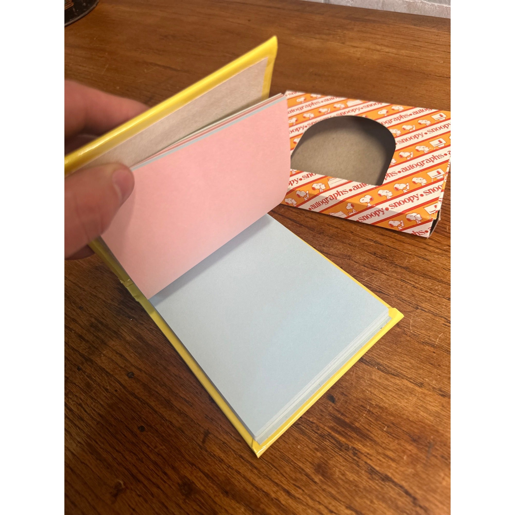 Vintage 1958 Snoopy the Dog Peanuts Autograph Book NEW NOS Unused