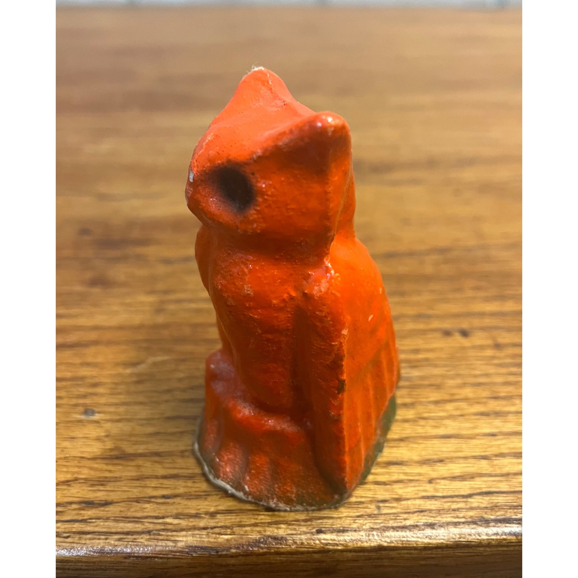 Vintage Halloween Paper Mache Pulp Owl Figure RARE Antique Old