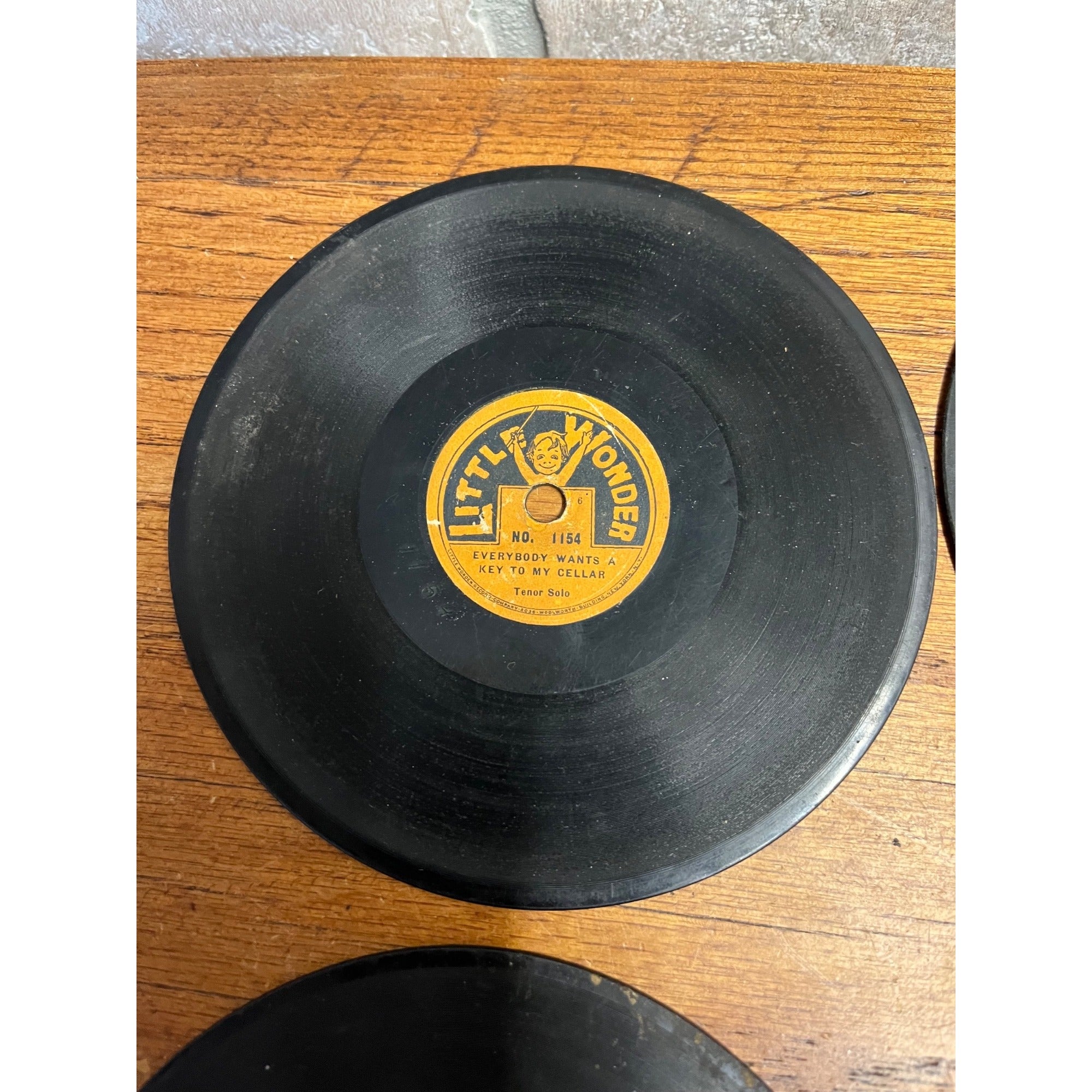 Vintage Little Wonder 78 RPM 5.5" Record Lot (10) Early 1900s Music
