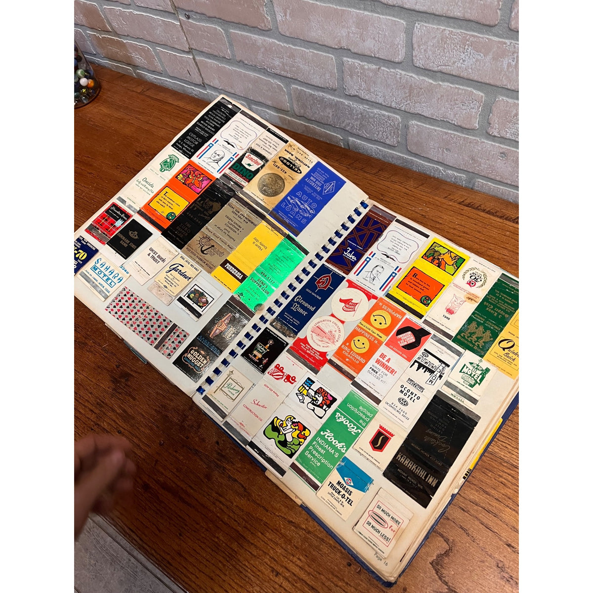 Huge Lot Scrapbook Ephemera Advertising Matchbook Covers 1970s