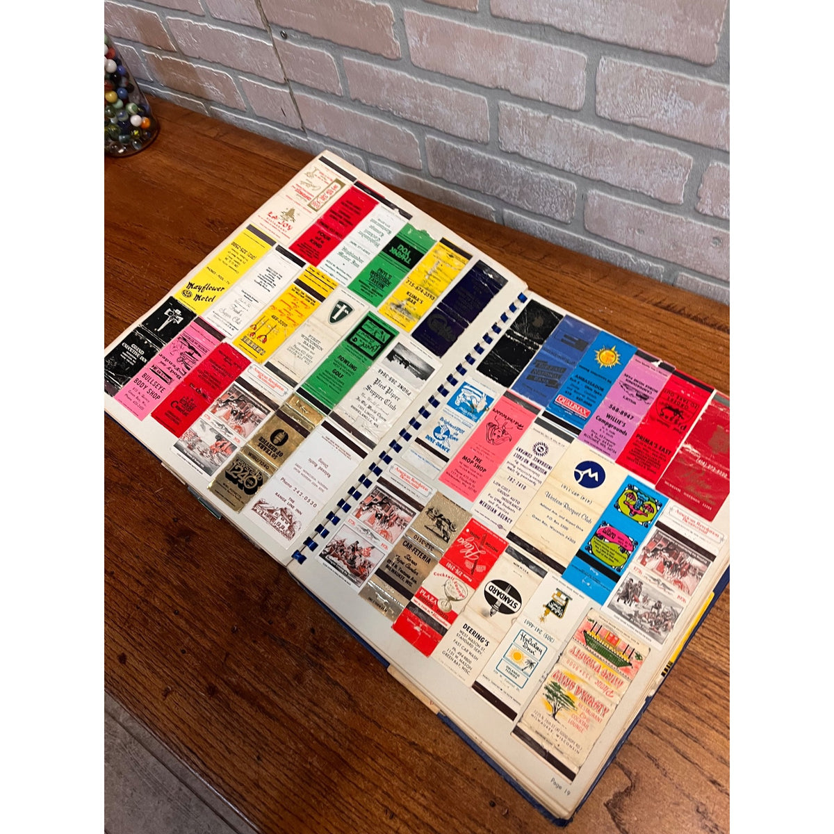 Huge Lot Scrapbook Ephemera Advertising Matchbook Covers 1970s