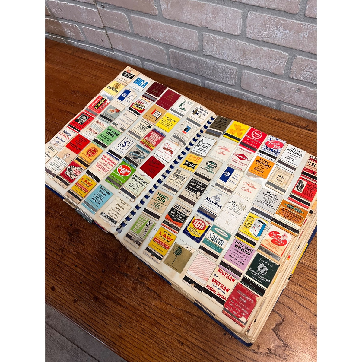 Huge Lot Scrapbook Ephemera Advertising Matchbook Covers 1970s