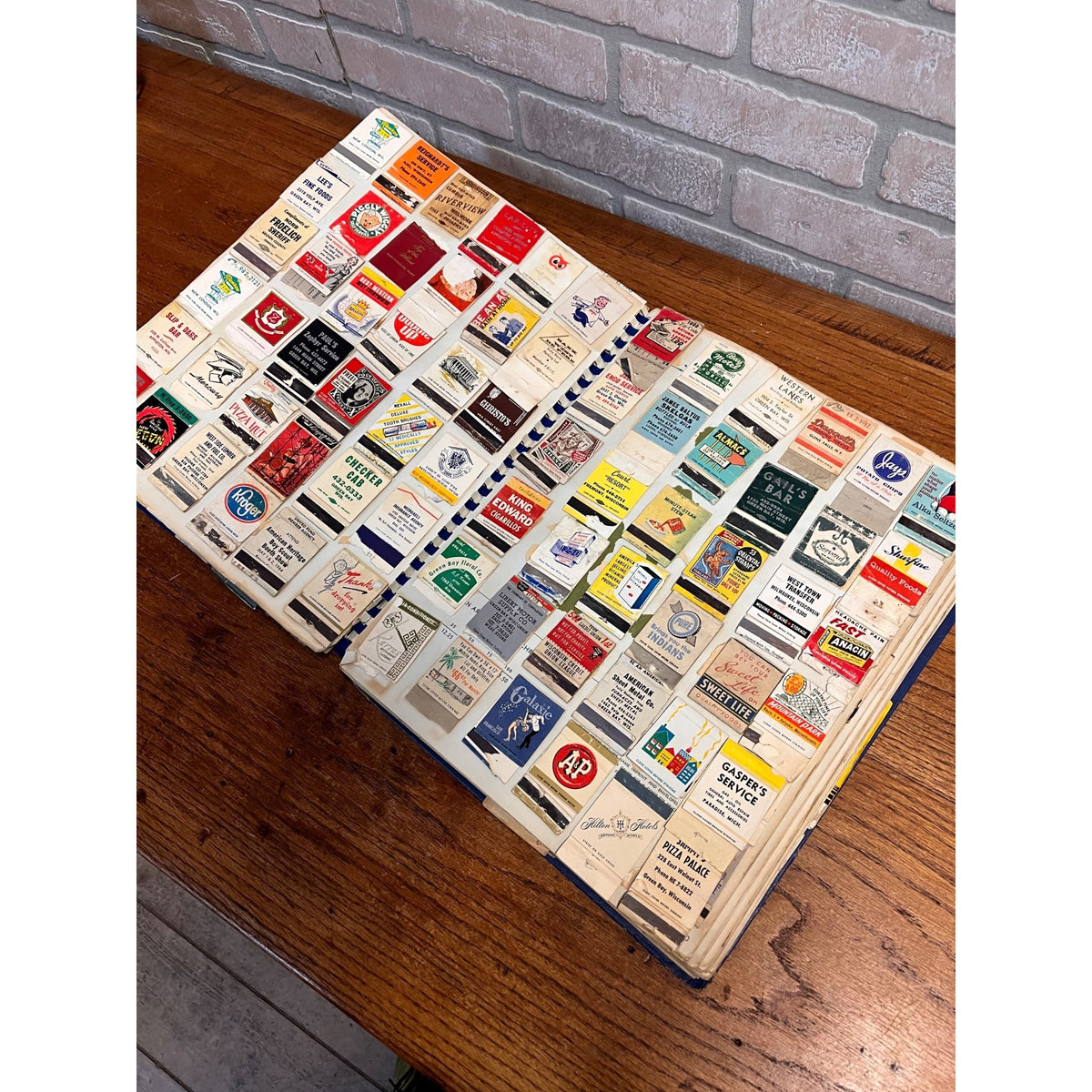 Huge Lot Scrapbook Ephemera Advertising Matchbook Covers 1970s