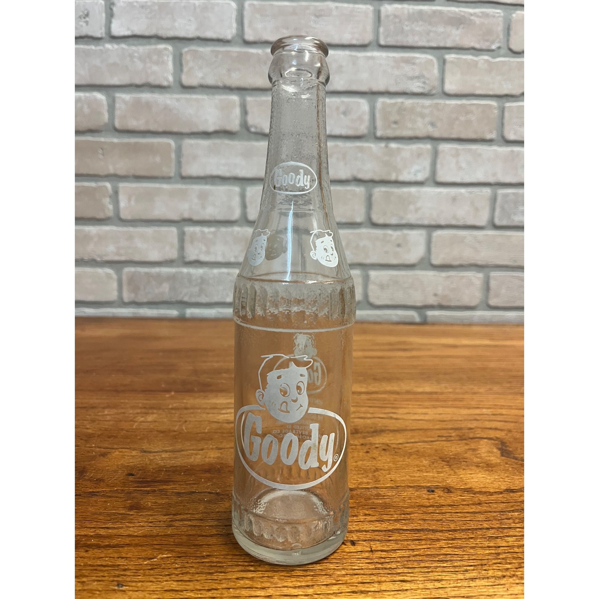 Vintage Goody Glass Soda Bottle Oshkosh Wisconsin Harra Beverages Co.