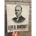 Original 1910 Levi H. Bancroft Wisconsin Attorney General Campaign Poster