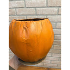 Antique 1920s Halloween German LARGE Jack o' Lantern JOL Pressed Cardboard 8"