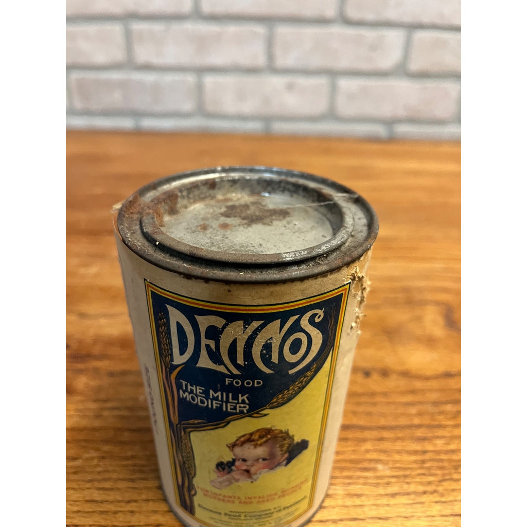 Vintage 1924 Dennos Baby Food Milk Modifier Portland, OR FULL Can Advertising