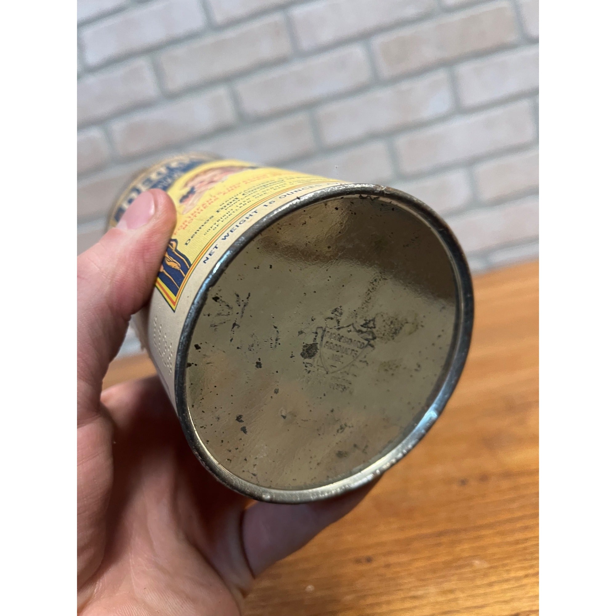 Vintage 1924 Dennos Baby Food Milk Modifier Portland, OR FULL Can Advertising