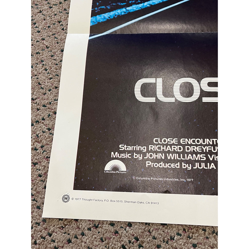 Vintage 1977 “Close Encounters Of The Third Kind” Original Movie Poster 23x35