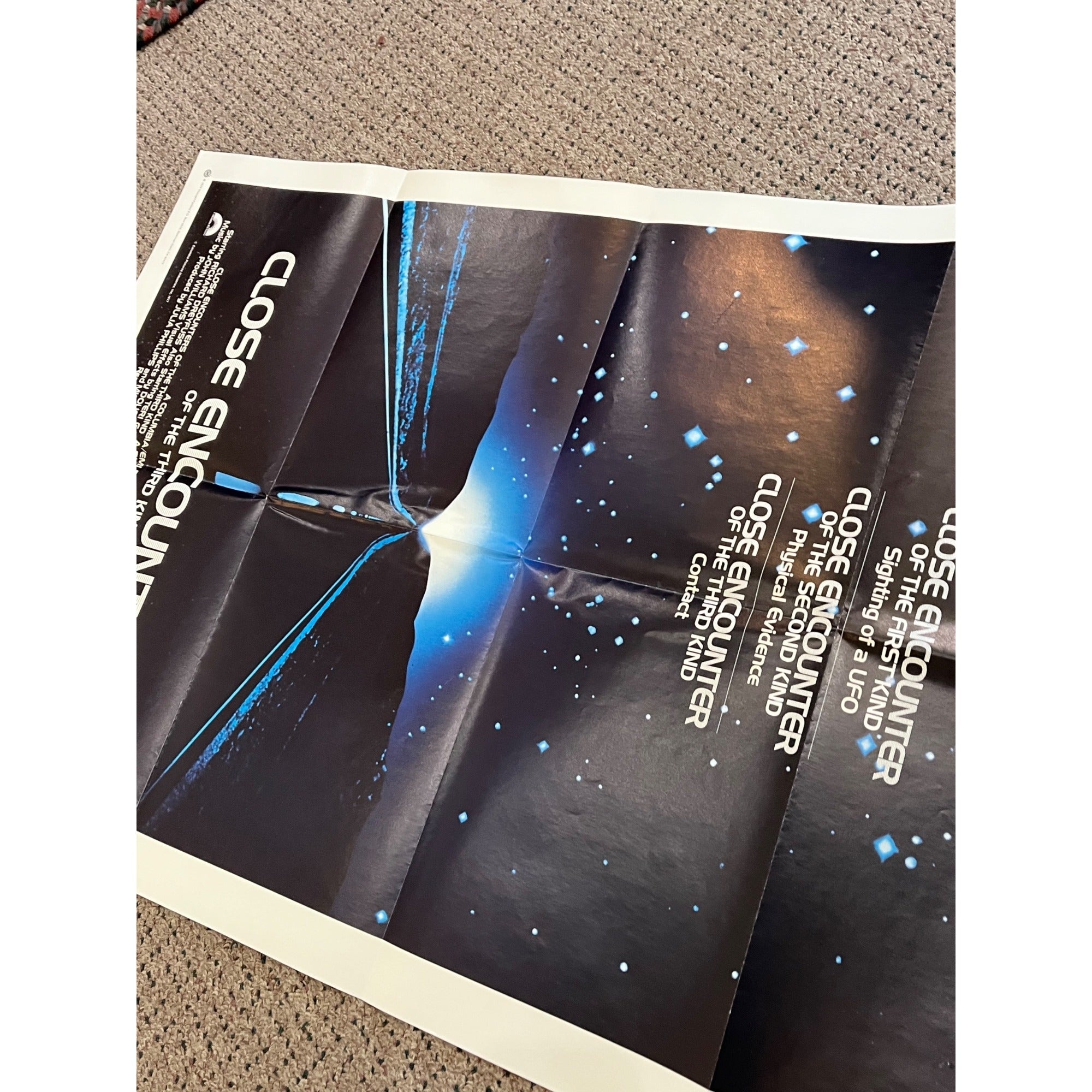 Vintage 1977 “Close Encounters Of The Third Kind” Original Movie Poster 23x35