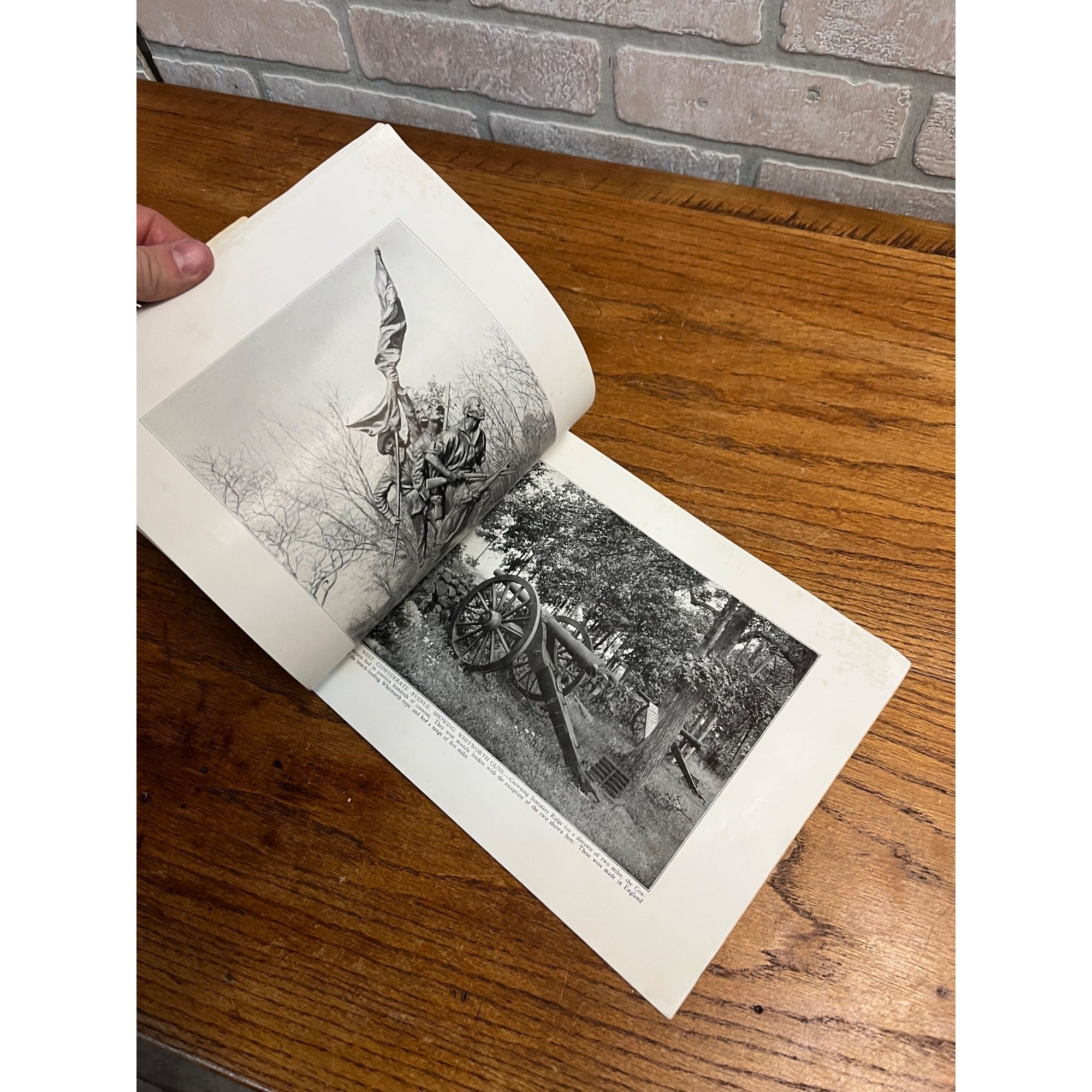 Vintage 1930s The Story Gettysburg In Pictures Blocher's Softcover Book C.T.& Co