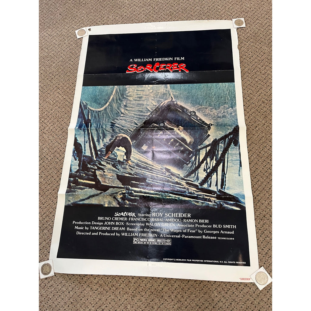 Vintage 1977 Sorcerer William Friedkin One-Sheet Original Movie Poster 27x41