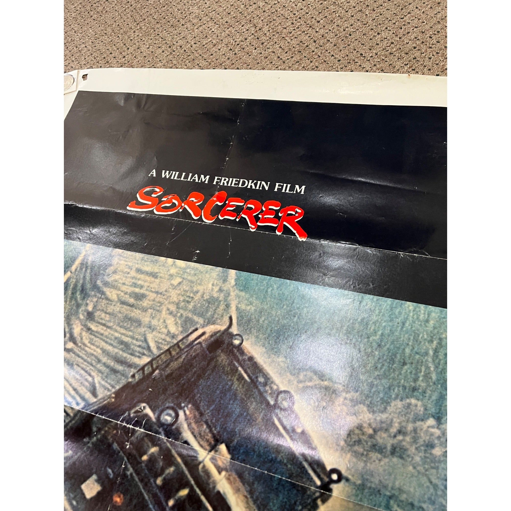 Vintage 1977 Sorcerer William Friedkin One-Sheet Original Movie Poster 27x41