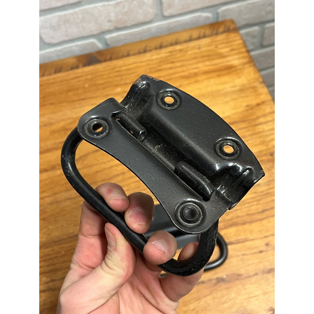 Vintage Stanley Box Crate Trunk Chest Handles Steel Metal Tool Box 4"