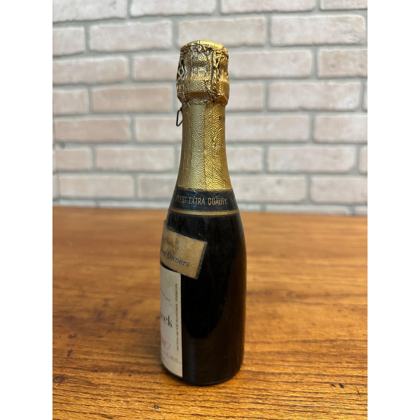 RARE - Vintage c1960s Charles Heidsieck Champagne Liqueur Bottle w/ Seal