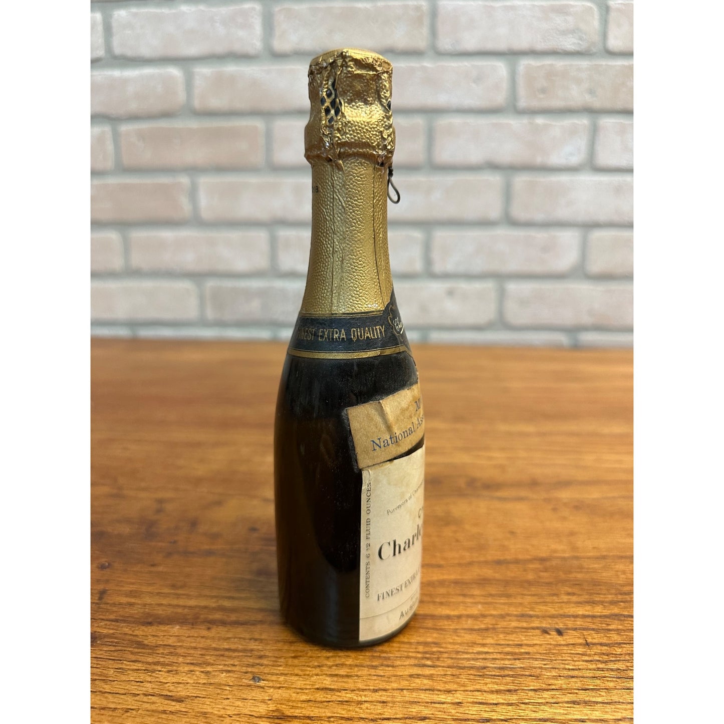 RARE - Vintage c1960s Charles Heidsieck Champagne Liqueur Bottle w/ Seal