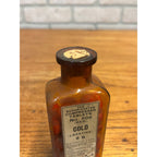 Vintage Parke Davis No 506 Cold Tablets Amber Drug Store Bottle Label Unopened