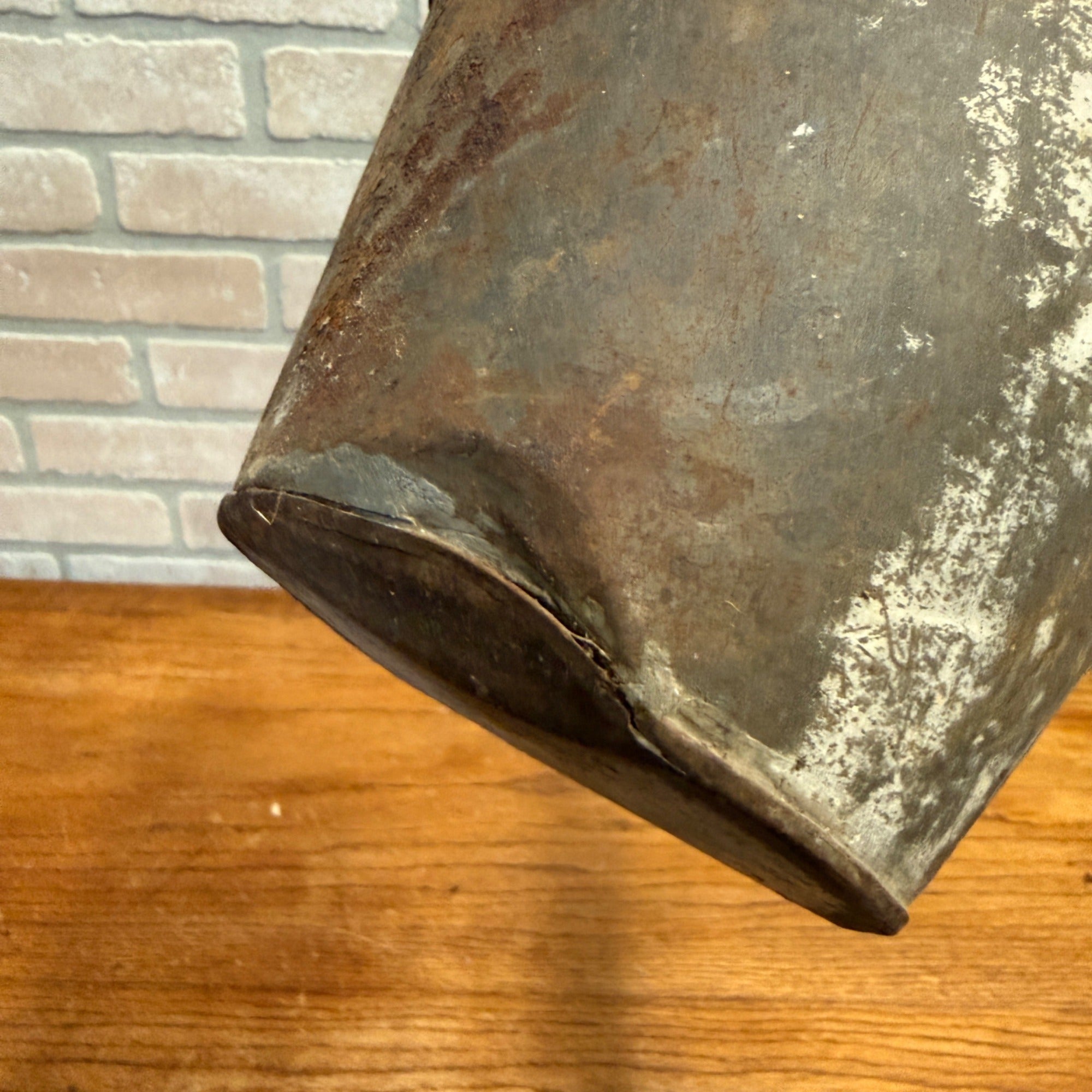 Large Vintage Metal Ladle With Long Handle Rustic Primitive Kitchen Decor