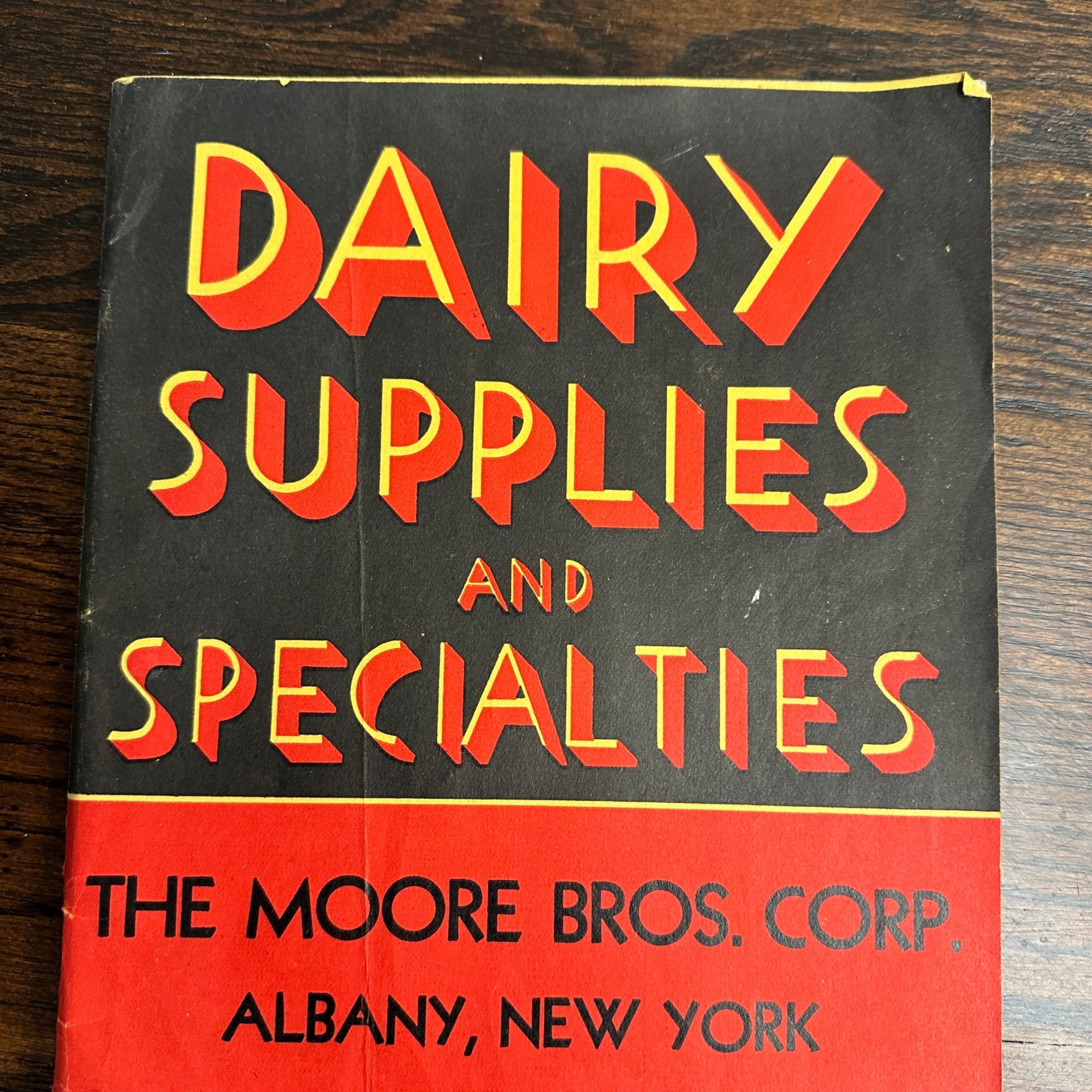 Vintage 1939 Dairy Supplies And Specialties Catalog Moore Bros. Albany NY
