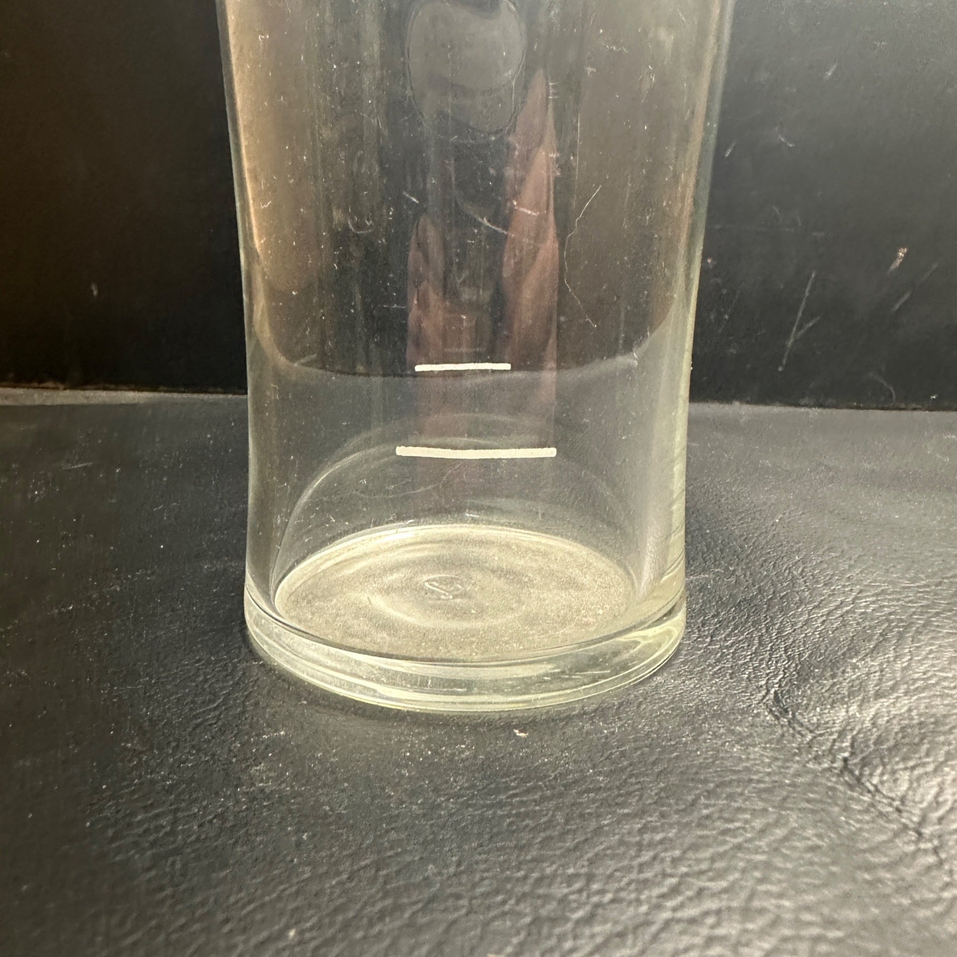 Vintage Pepsi Cola Red & White ACL Syrup Line Soda Fountain Glass 5-3/4"