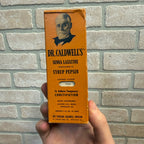 Dr Caldwell's Senna Laxative Monticello Il Labeled Quack Medicine Antique Bottle
