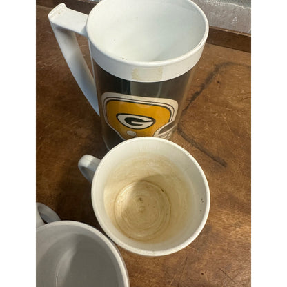 Green Bay Packers Signed Mugs Cups - Fuzzy thurston, Sherman Lewis, Chris Jacke